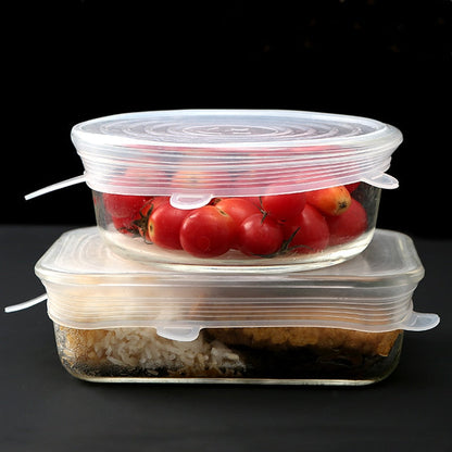 Couvercles en Silicone Extensibles – Lot de 12 Tailles Pratiques pour un Rangement Optimal