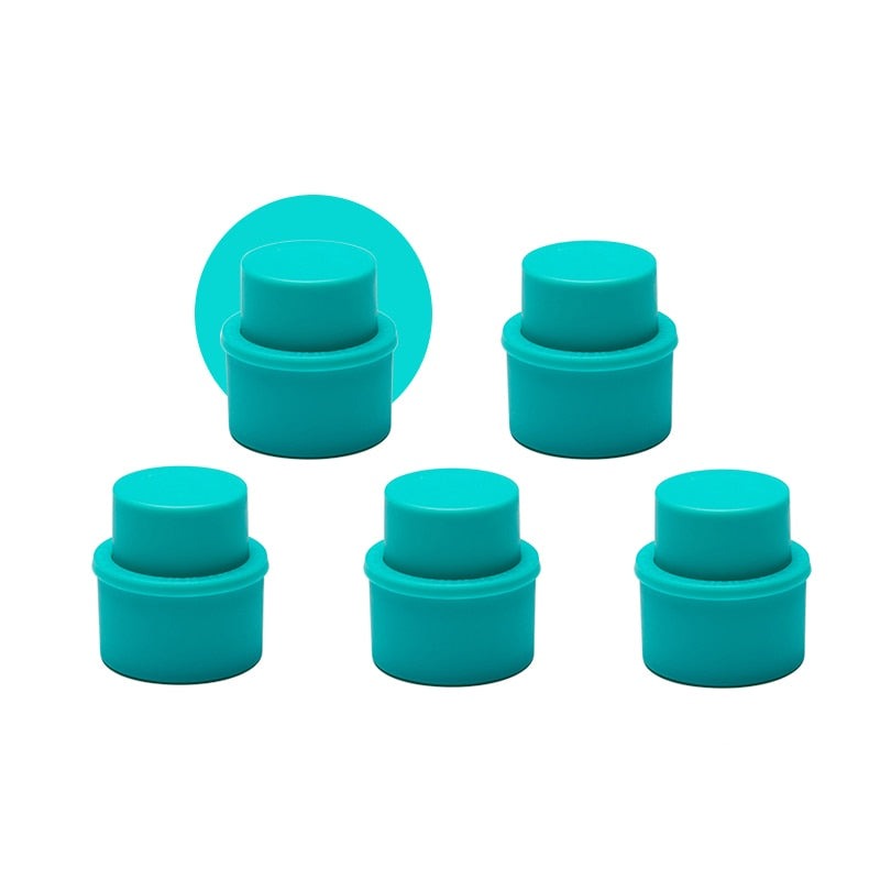 Bouchons Sous Vide pour Boissons Gazeuses - Lot de 5