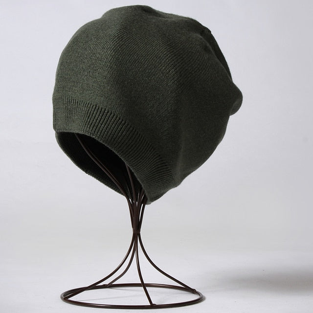 Bonnet d'hiver en cachemire unisexe – élégance et chaleur garantie !