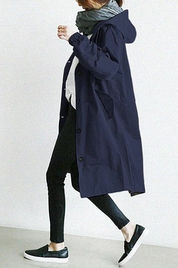Trench-Coat Élégant Imperméable pour Femme