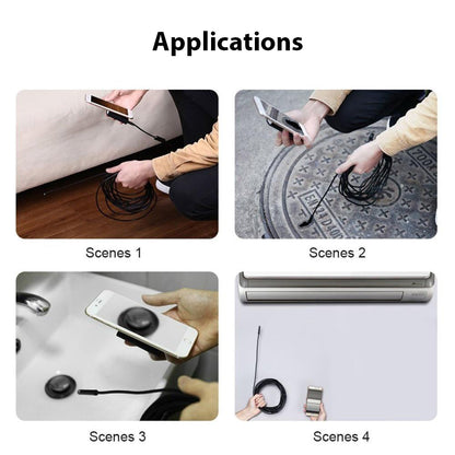 Caméra WiFi HD Endoscopique pour Inspections Faciles