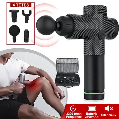 Pistolet de massage musculaire à 6 niveaux pour un soulagement instantané