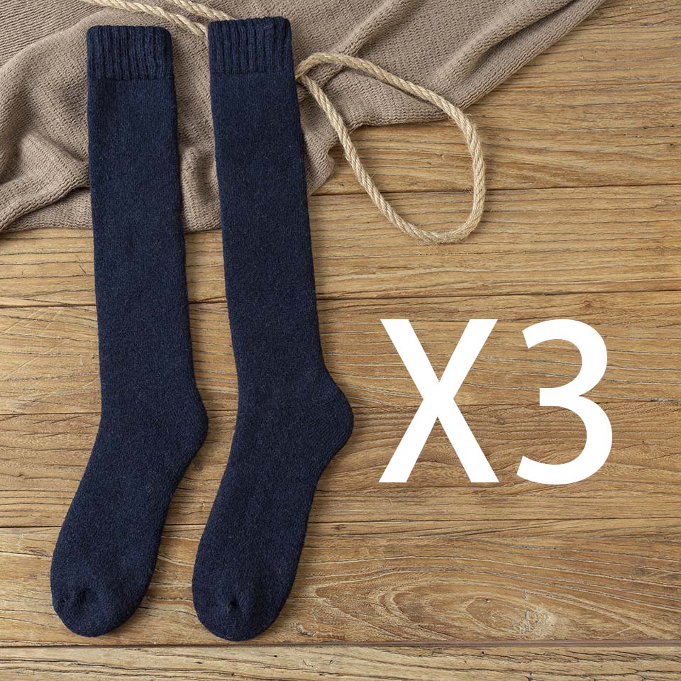 Chaussettes Longues en Laine Mérinos pour un Confort Hivernal Inégalé
