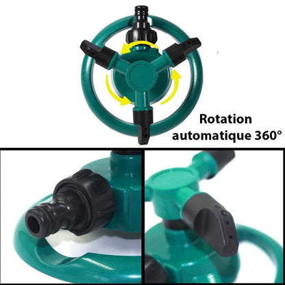 Buse rotative 360° pour un arrosage parfait de votre jardin