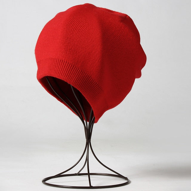 Bonnet d'hiver en cachemire unisexe – élégance et chaleur garantie !