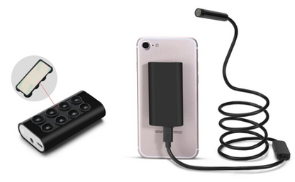 Caméra Endoscopique HD avec Lumière Ajustable et Accessoires Pratiques