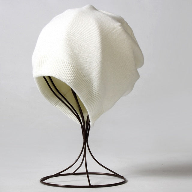 Bonnet d'hiver en cachemire unisexe – élégance et chaleur garantie !