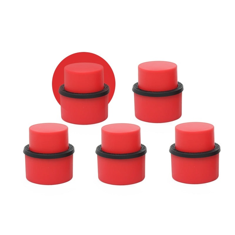 Bouchons Sous Vide pour Boissons Gazeuses - Lot de 5