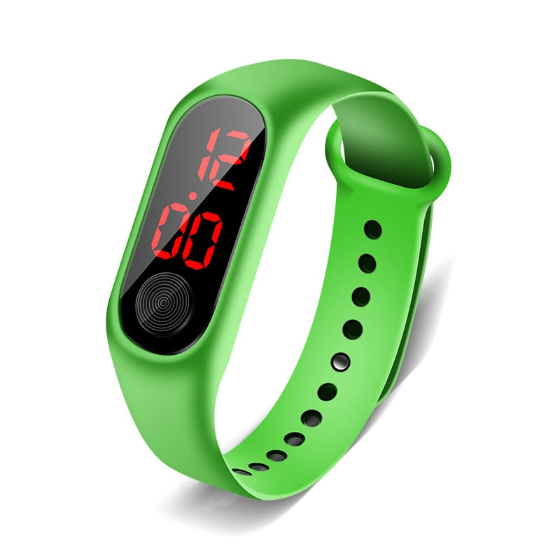 Montre LED numérique en silicone pour enfants - Style et confort au quotidien