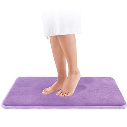 Tapis de Bain Antidérapant en Mousse à Mémoire de Forme
