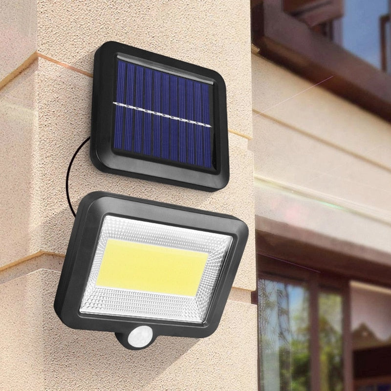 Lampe Murale Solaire Étanche avec Détecteur de Mouvement