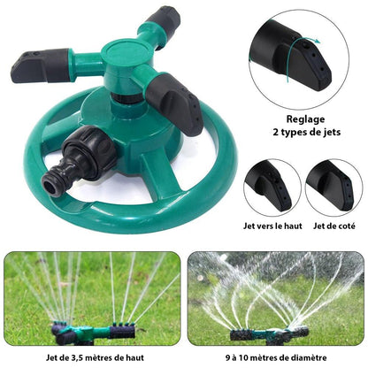 Buse rotative 360° pour un arrosage parfait de votre jardin