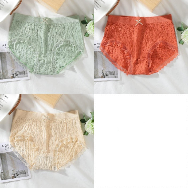 Culottes anti-bactériennes en coton pour femme - Lot de 3