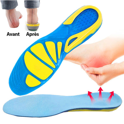 Semelles orthopédiques en silicone : confort et amortissement pour toutes vos activités