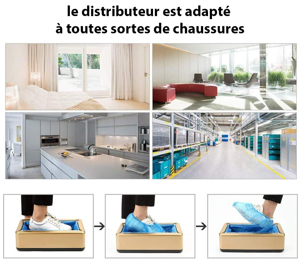 Distributeur Automatique de Couvre-Chaussures Élégant