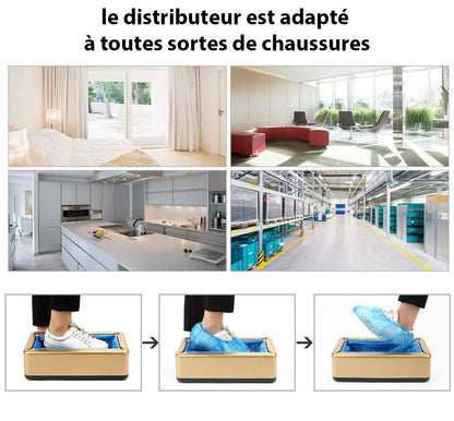 Distributeur Automatique de Couvre-Chaussures Élégant