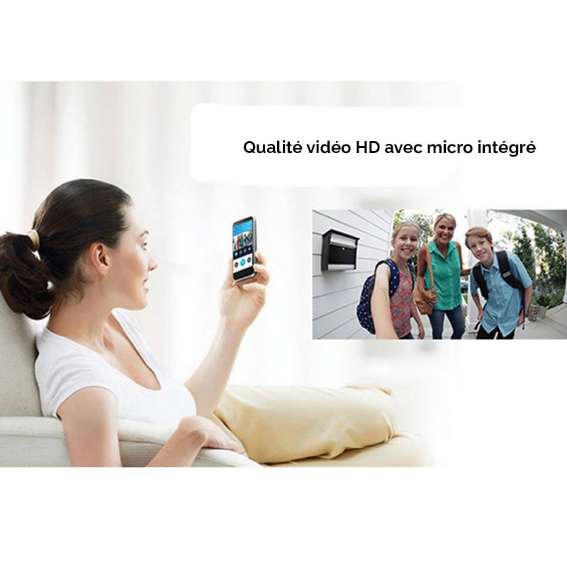 Sonnette Vidéo Intelligente WiFi : Sécurité et Tranquillité d'Esprit!