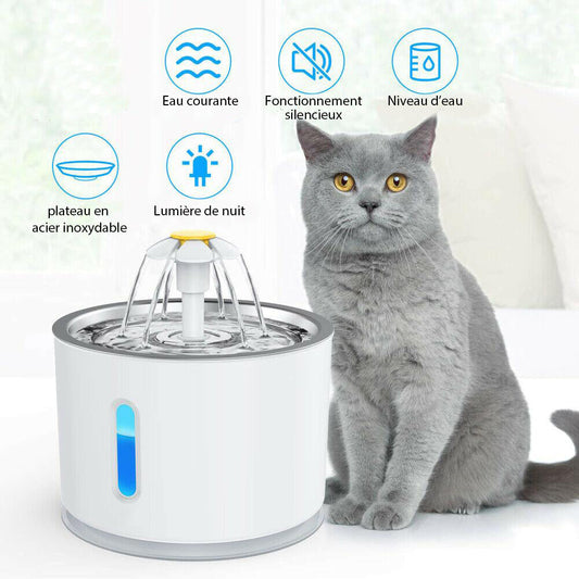 Fontaine à eau intelligente pour chiens et chats, hydratation facile