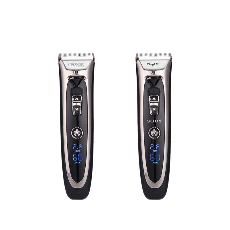 Tondeuse à Cheveux Numérique Professionnelle avec Lame en Céramique