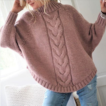 Pull Oversize en Maille Torsadée - Élégance et Confort pour Femme