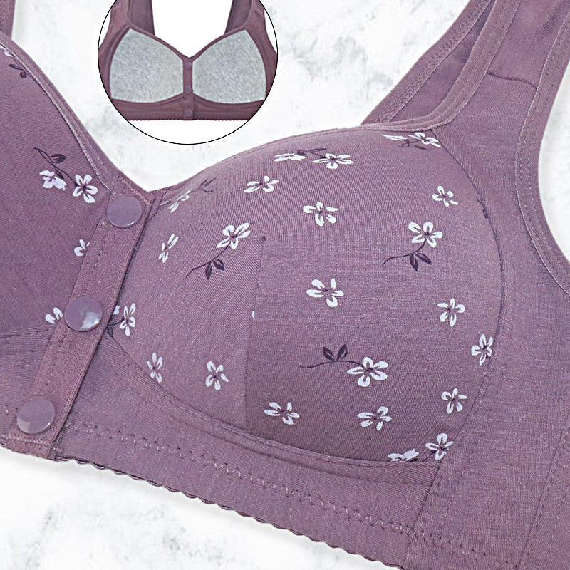 Soutien-Gorge Fleuris 2X : Confort et Élégance en Toute Simplicité