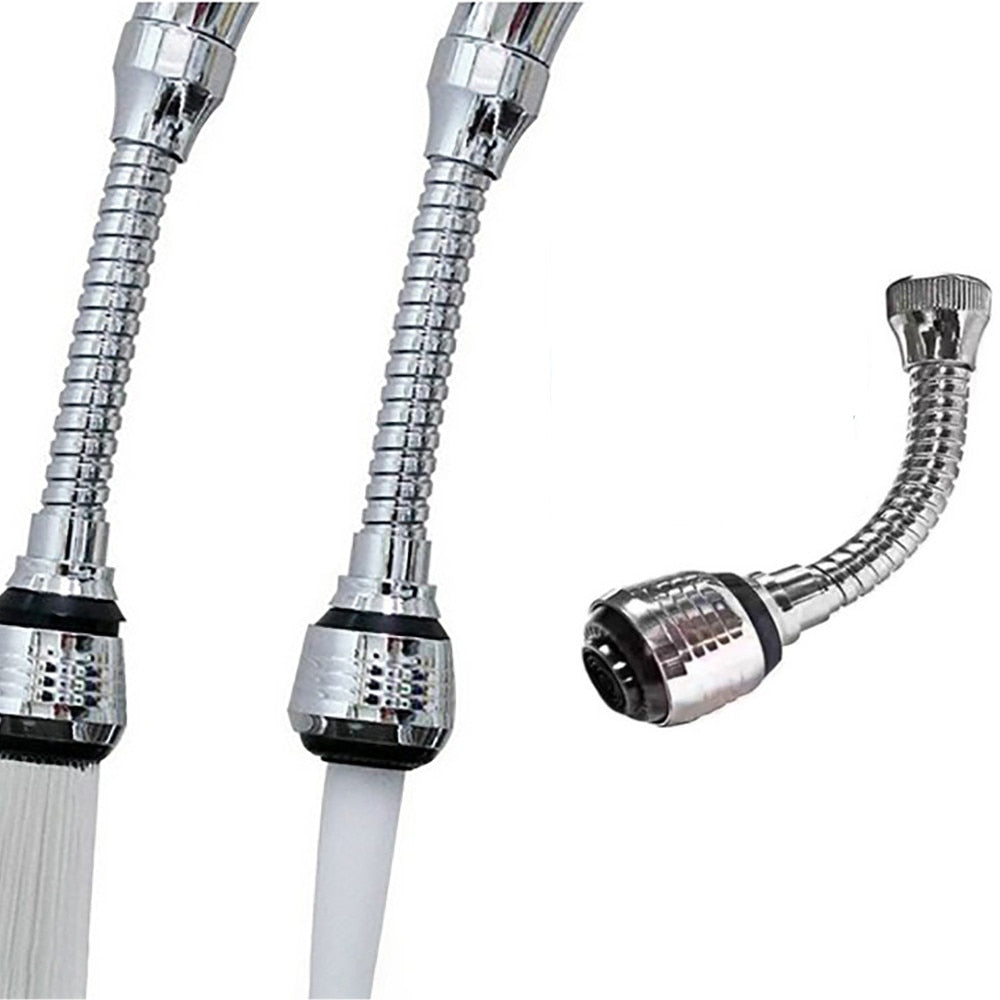 Adaptateur de robinet pivotant 360° avec économiseur d'eau pour une cuisine pratique