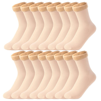 Chaussettes thermiques confortables - Lot de 8 paires idéal pour l’hiver