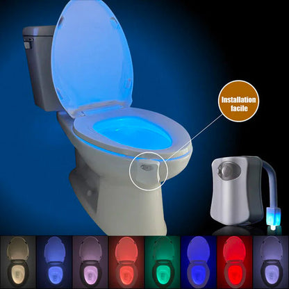 Lampe de Cuvette Intelligente Multicolore - Transformez Vos Nuits !