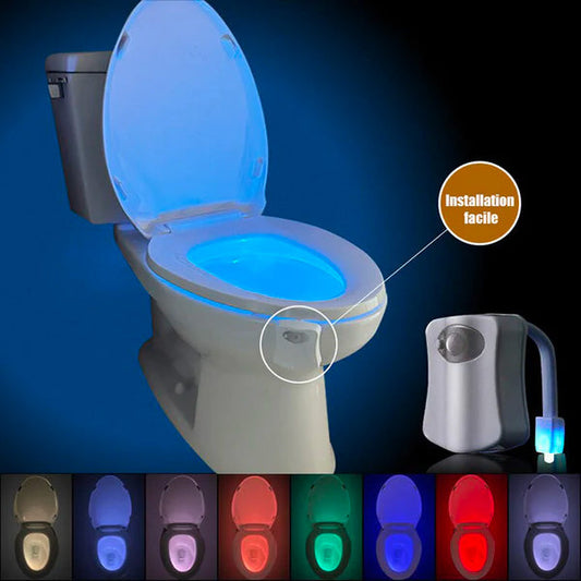 Lampe de Cuvette Intelligente Multicolore - Transformez Vos Nuits !