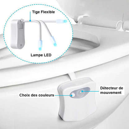 Lampe de Cuvette Intelligente Multicolore - Transformez Vos Nuits !