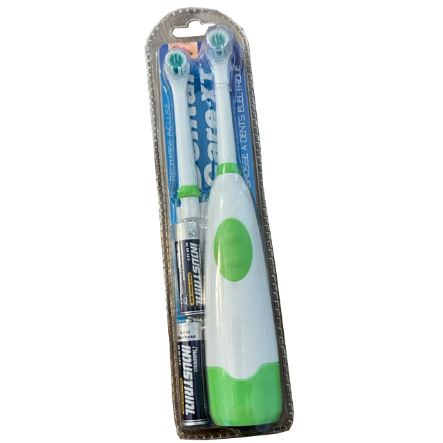 Brosse à dents électrique rechargeable avec piles incluses - Livraison rapide !