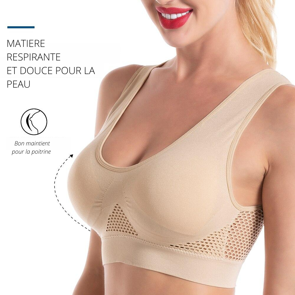Brassière Respirante Sans Couture pour un Confort Absolu