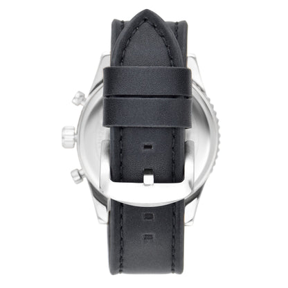 Montre Quartz Élégante pour Homme avec Bracelet en Cuir Noir - Pascal Szerman