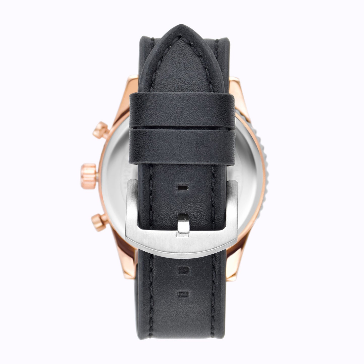 Montre Quartz Élégante pour Homme avec Bracelet en Cuir Noir - Pascal Szerman