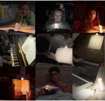 Lampe de Lecture Rechargeable et Marque-Page Pratique