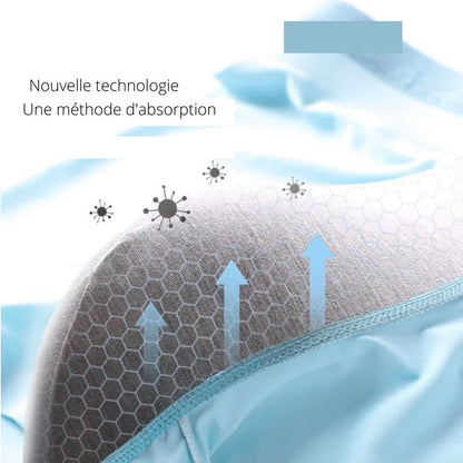 Boxer 4X Anti-Bactérien en Graphène et Soie Glacée - Confort et Élégance