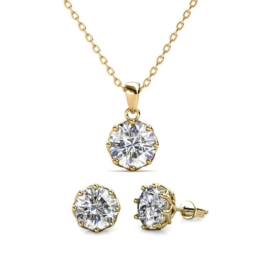 Parure Lily : Élégance intemporelle avec cristaux autrichiens