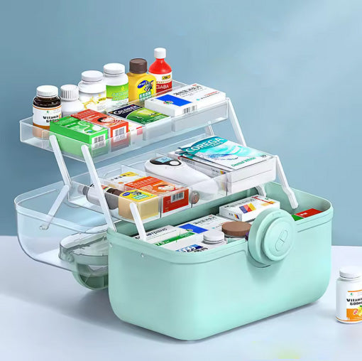 Valise à Pharmacie 3 Niveaux : Organisation et Accessibilité Optimales