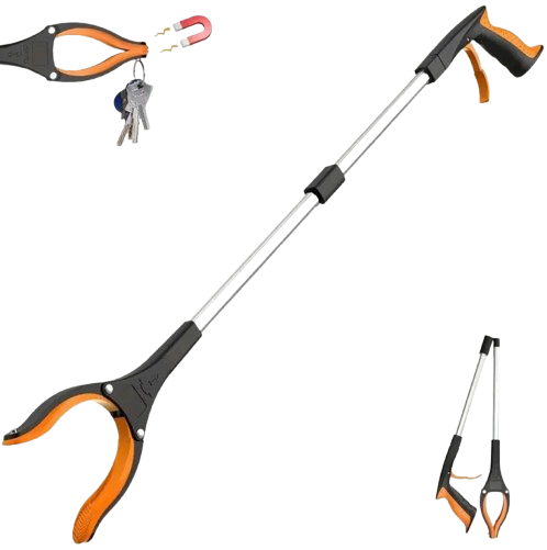Pince Ramasse-Objets 82cm pour Seniors - Ergonomique et Rotative 360°