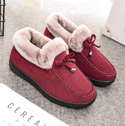 Bottinettes d'hiver chic avec intérieur polaire pour un confort stylé