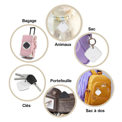 Porte-Clés Anti-Perte KeyTracker – Lot de 3 avec 2 + 1 Gratuit