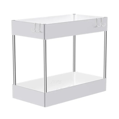 Étagère de Cuisine à Double Rangement pour un Espace Organisé