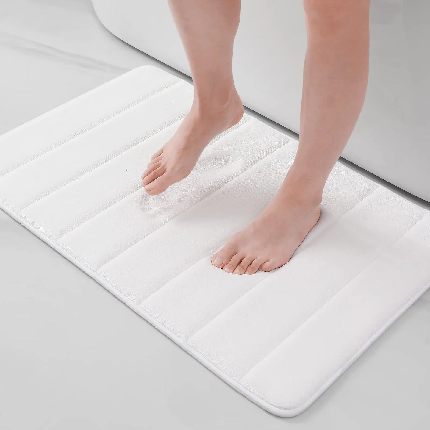 Tapis de bain en mousse à mémoire de forme absorbant et à séchage rapide