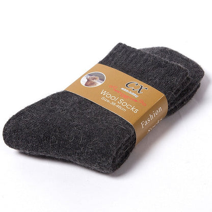 Chaussettes en laine mérinos mixte - Confort hivernal exceptionnel (2 paires)