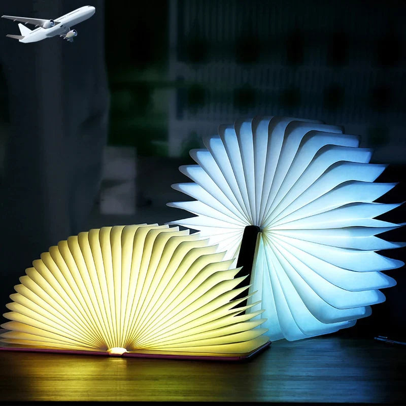 Lampe LED Pliante Booklight: Éclairez Votre Espace avec Style