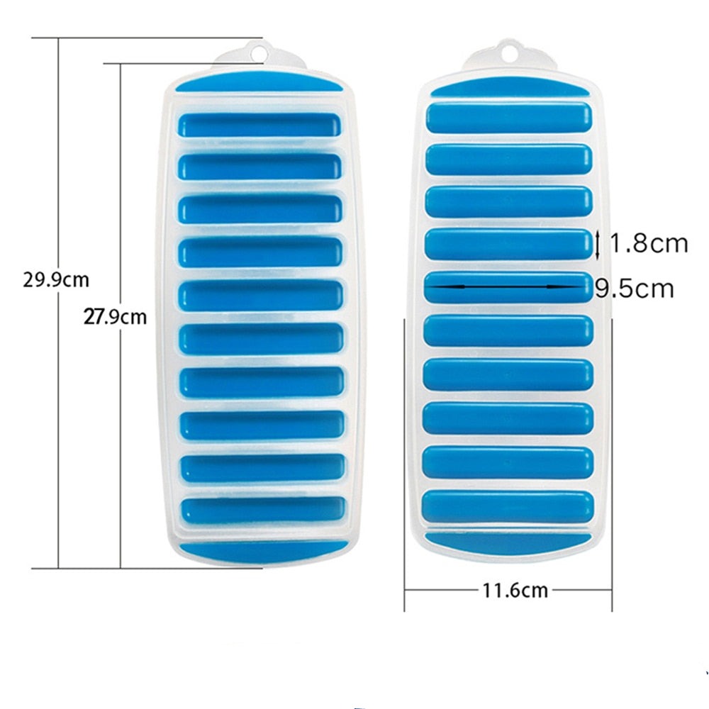 IceTwist - Bac à Glaçons Allongés pour Boissons Rafraîchissantes
