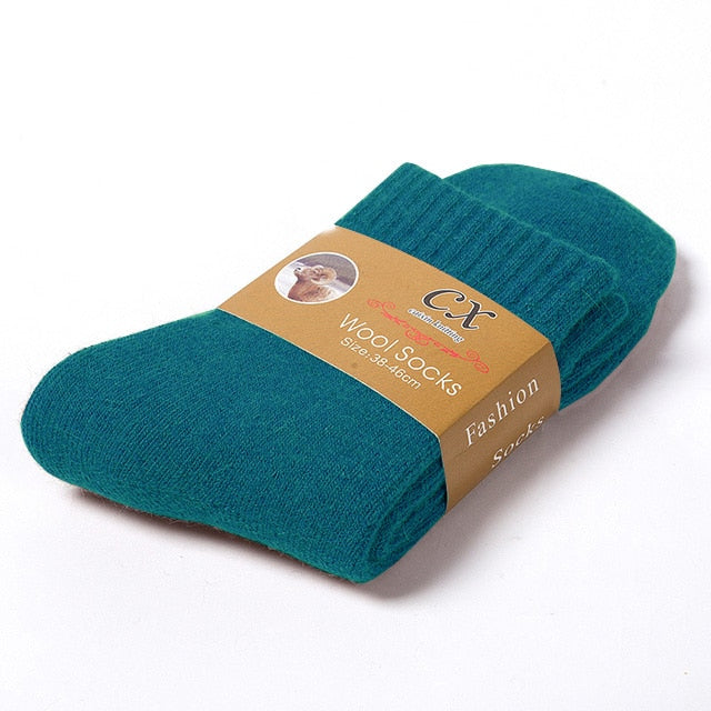 Chaussettes en laine mérinos mixte - Confort hivernal exceptionnel (2 paires)