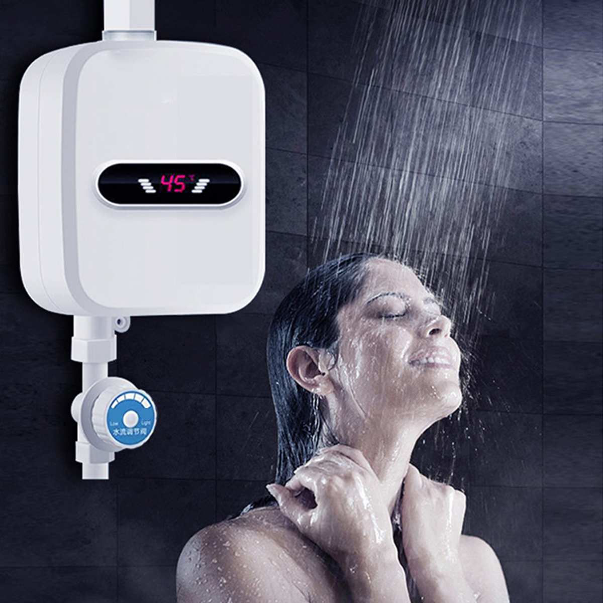 Mini Chauffe-Eau Électrique Instantané pour Salle de Bain