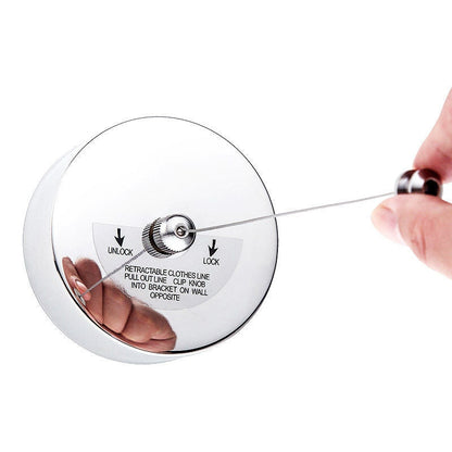 Corde Rétractable Sèche-Linge en Acier Inoxydable - Élégance et Praticité!