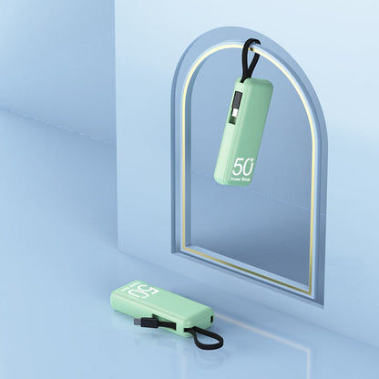 Batterie Externe Mini 5000mAh - Rechargez en Déplacement